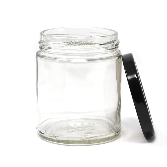 Glass Candle Jars 200 ML Glass Jar (B. Metal Cap) PM045