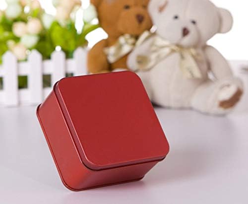 Red Tin Container PM341