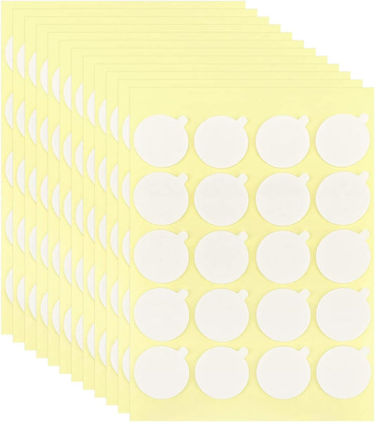 Candle Wick Stickers pack of 5 sheet total 100 stickers CWS004