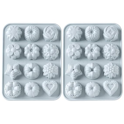 12 Mini Flower Mold SSM080