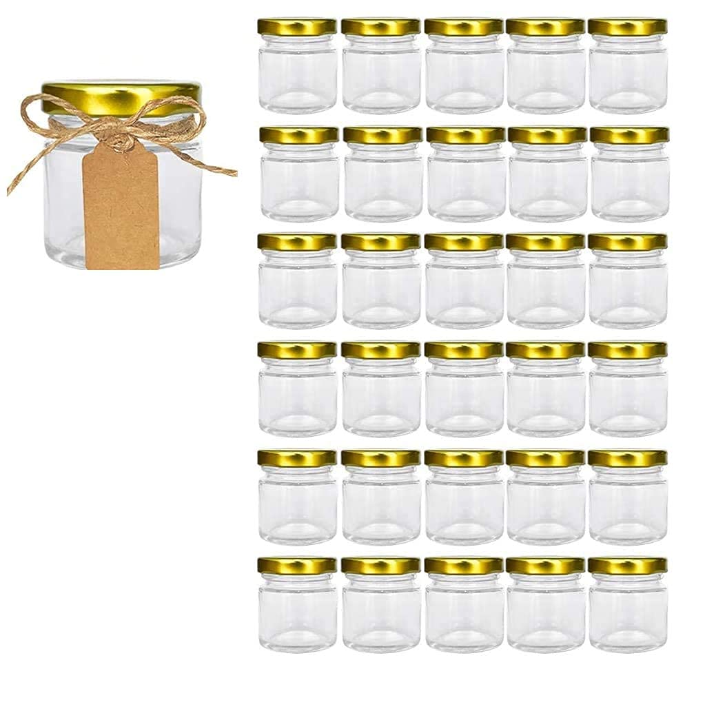 Glass Candle Jars 40ml Glass Jar (G. Cap) PM094