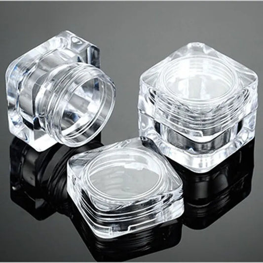 Transparent Diamond jars 5 grm PM089