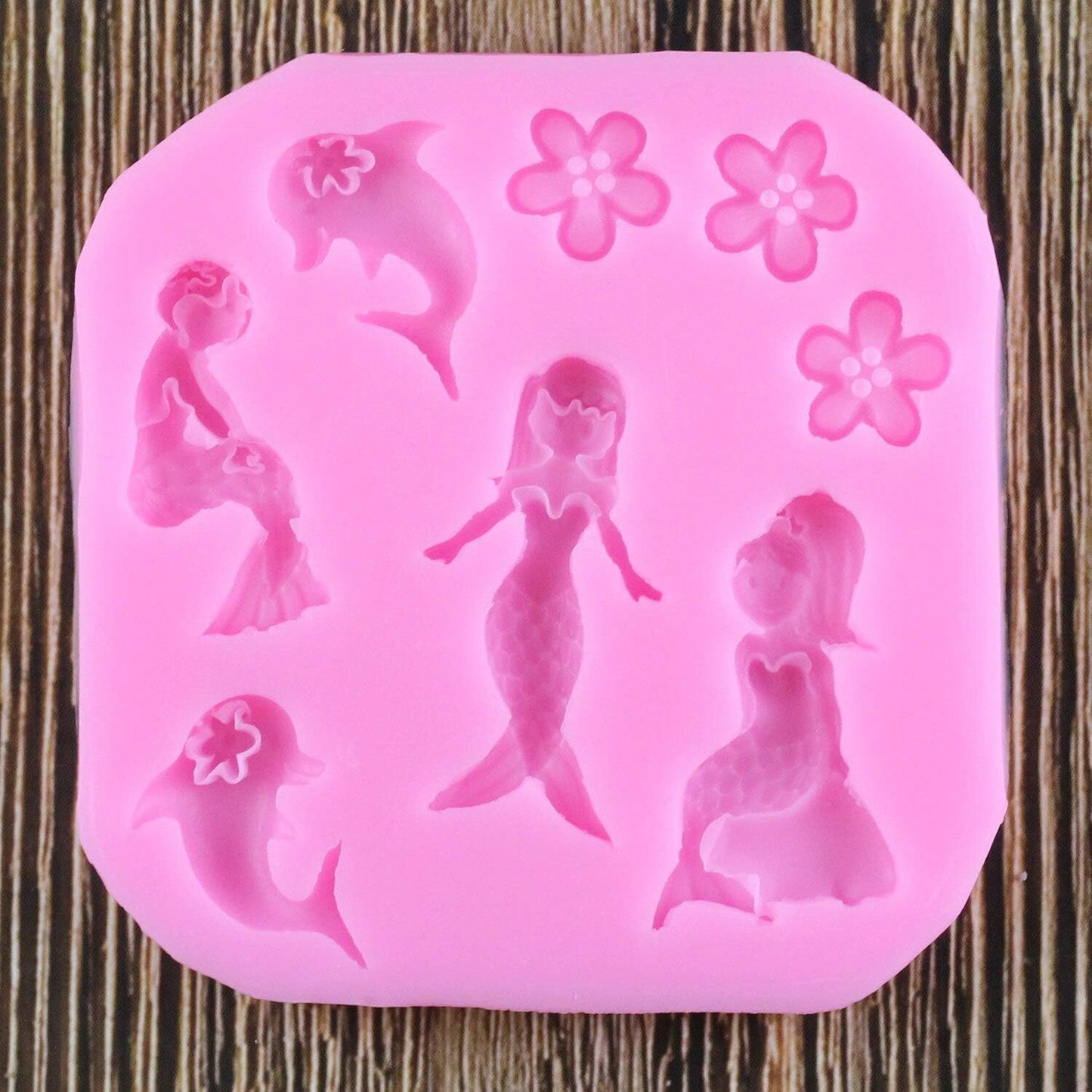 Mermaid & dolphin mold CFM271