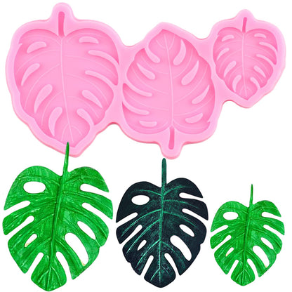 Tropical Leaf Silicone Molds CFM276