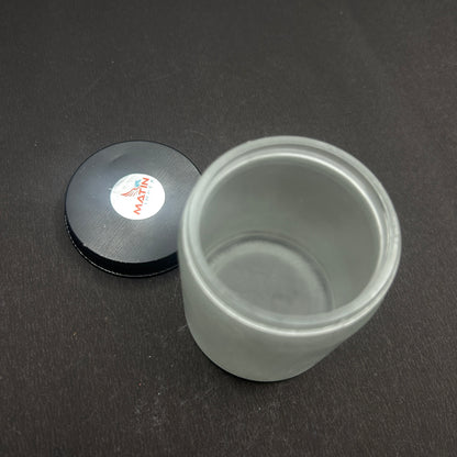 250ml Frosted Black Cap 25pcs PM236