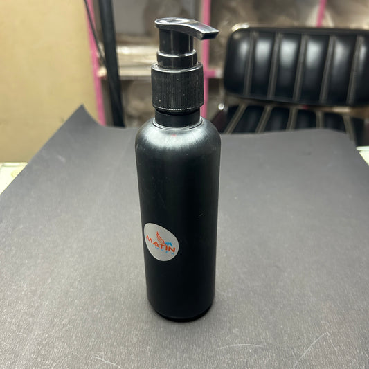 200ml Black Pump Bottle (Black Cap) 50pcs PM053