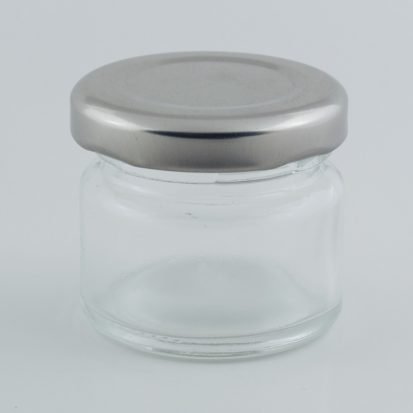 Glass Candle Jars 30ml Glass Jar (W. Cap) PM095